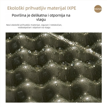 Kamping jastuć za sjedenje, sklopiv i debeo, protuklizni i vodootporni, za 1-2 osobe