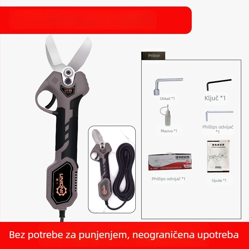 Električne škare za češnjak, priključno napajanje, 110–220V, za kućnu poljoprivredu, bez udaranja
