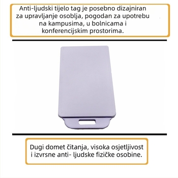 RFID UHF oznaka za upravljanje osobljem — ABS materijal, FK-R1, -40 do 80°C, Brend FONXAN