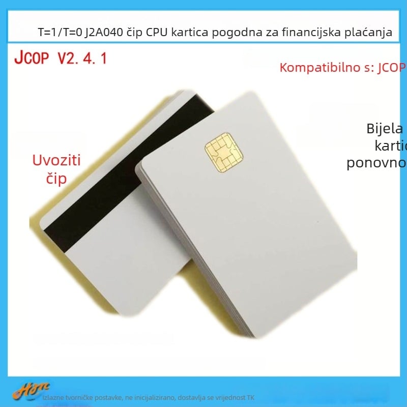 Pametna kartica J31/72 (Kontaktna IC kartica; Kapacitet 72K; ATR: Unfused; Kompatibilno s čipom J2A040; Radna temperatura -20°C do 50°C)