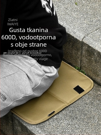 Sklopiva vanjska podloga za kampiranje, vodootporna, od Oxford platna, 128 g, za jednu osobu