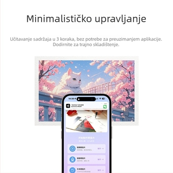 NFC razglednica – prilagodljiva uspomena za maturu, svadbene pozivnice i čestitke; kaljeno staklo; marka Heekgoo