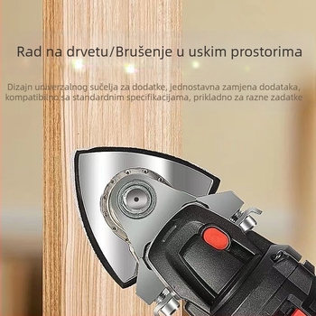 Kutna brusilica: univerzalni konverzijski glava set dodataka za obradu drveta — kaneljrivanje, graviranje, 36V, kompatibilno s nehrđajućim čelikom, višenamjenski