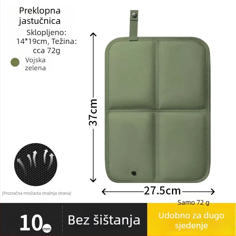 Oems Sklopiva podloga za kampiranje od Oxford platna – vodootporna, debela, za 1 osobu (Yiwu, 72 g)