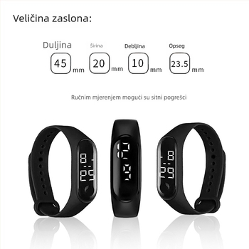 Pametni IC narukvica s RFID — NFC senzor otiska prsta i zaključavanje, M1 čip, domet čitanja i pisanja kartice 1–5 cm, 1024 memorije, HF RFID, pasivno napajanje