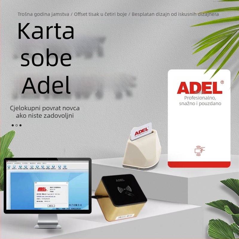 Pametna hotelska kartica za pristup sobi (senzor A90/A93), PVC, s prilagođenom otiskom