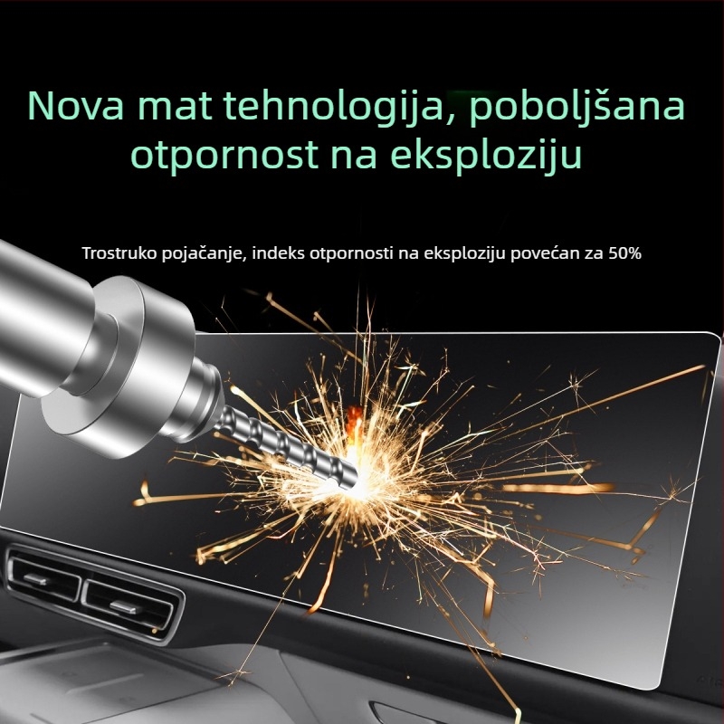BYD Destroyer 05 Zaštitna folija za središnji zaslon – kaljeno staklo za zaslon instrumenata i navigacije