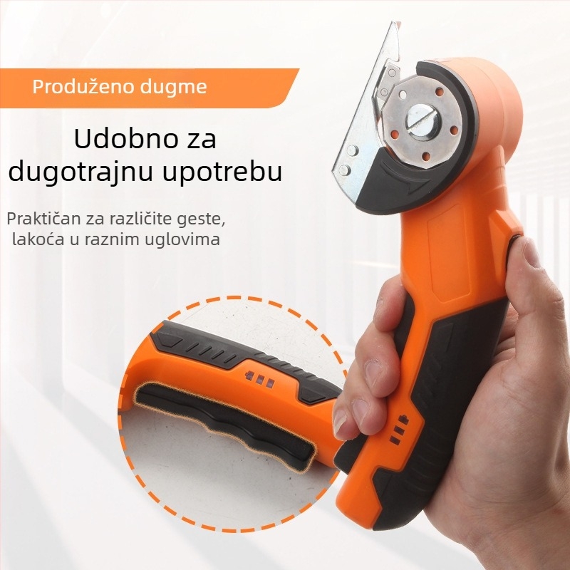 Električne škare s 36V punjivom litijskom baterijom za rezanje platna