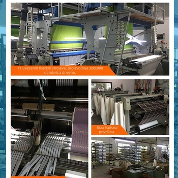 RFID tkanina narukvica s NFC senzorom, HF čitač/pisac kartice, 1024 memorije, PVC omot, jacquard tkanina