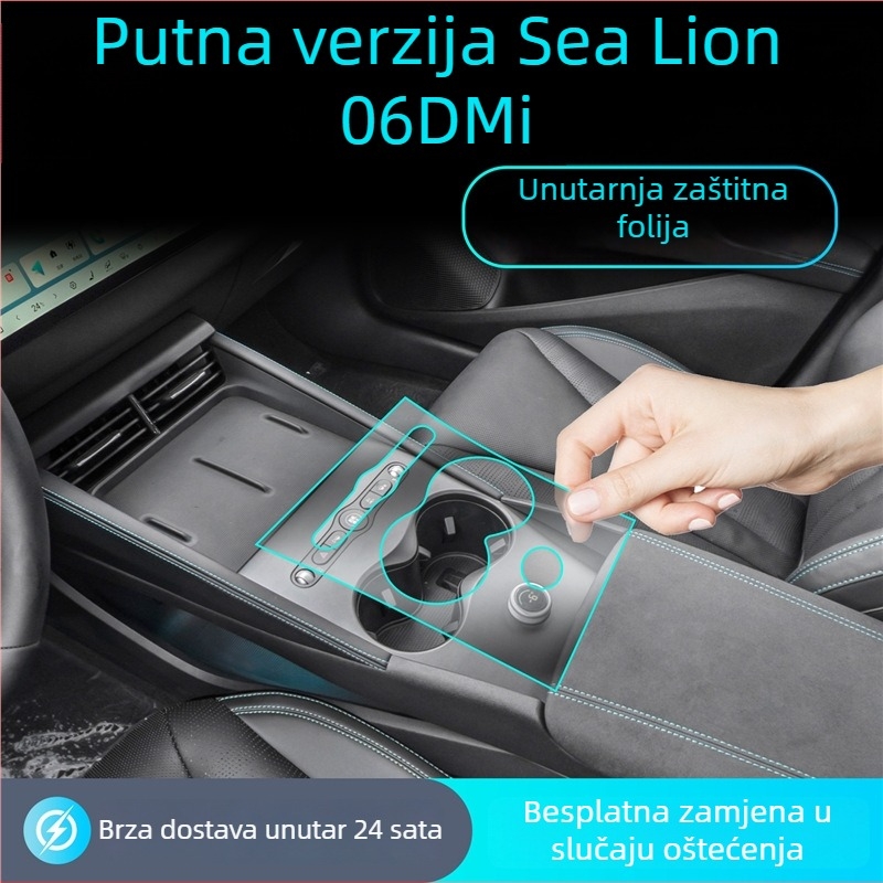 Zaštitna folija za zaslon navigacije središnjeg upravljačkog panela | PET materijal | Toplinska otpornost na visoke/niske temperature | Univerzalna kompatibilnost