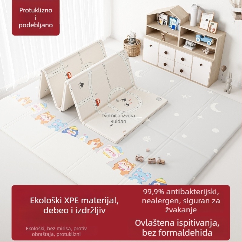 Dječji prostir za puzanje, debeli, otporni na padanje, bez mirisa, XPE podna podloga za djecu
