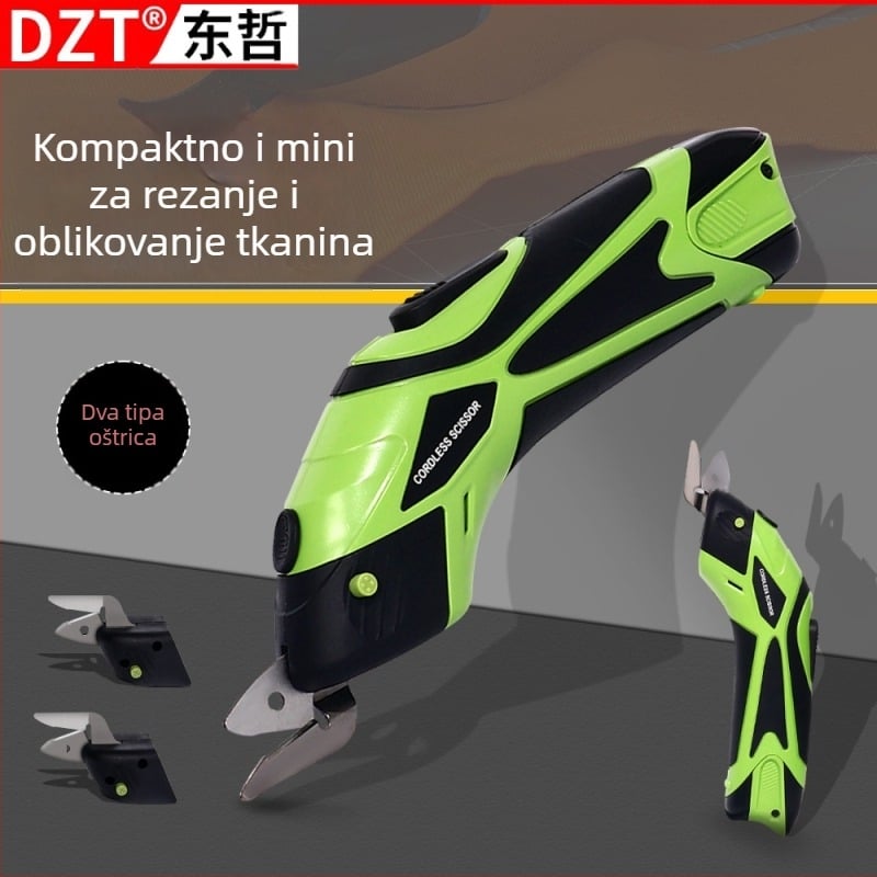 Ručne električne škare za rezanje tkanina, punjiva litijska baterija, 3.6V, ulaz 220V, pogodne za kožu, karton, tkaninu i prostirku
