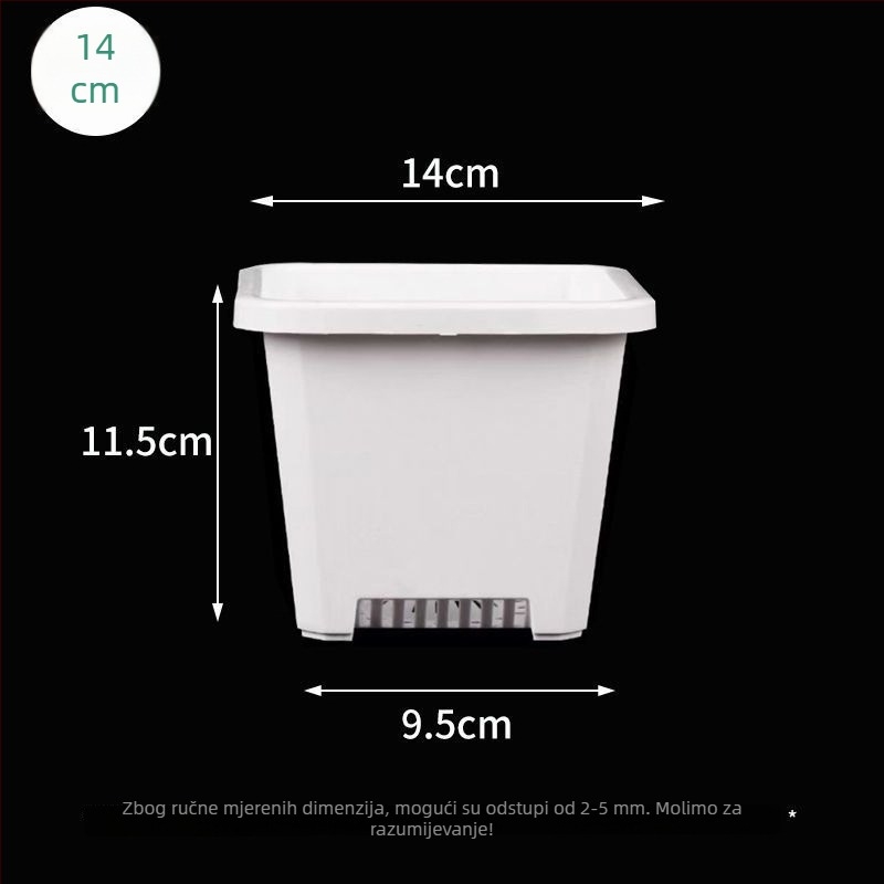 Saksija za cvijeće – glazirani porcelijan, otporan na koroziju, podna verzija, za kućnu hortikulturu, Brand Unique