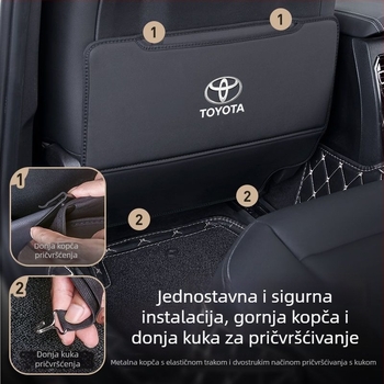 Unutarnje zadnje sjedalo za Toyota Camry, Prado, Corolla, Levin, Highlander, Avalon i RAV4 — PET materijal, otpornost na visoke i niske temperature, pozicija: središnji upravljački modul