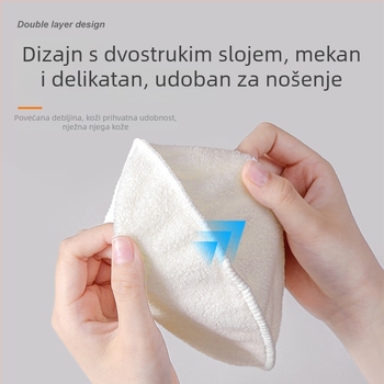 Maramica za lice s toplom kompresijom, dvostruko debeli sloj, Coral fleece, šivana, upijanje vode 26–30 s