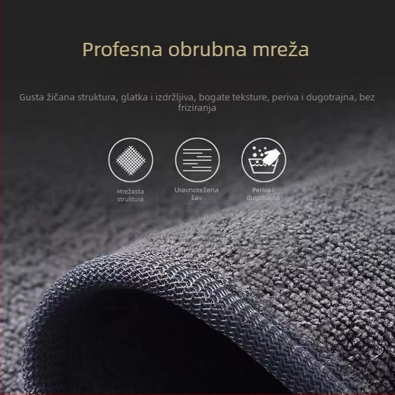 Kozmetički ručnik za salon, superfine vlakna, upijanje 0-5 s, mogućnost prilagodbe, tiskani logo, 400 g