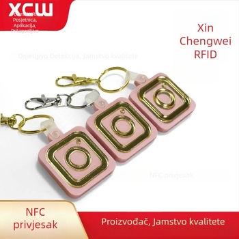 Prilagodljiv NFC privjesak za ključe NTAG213, akril, za društvene mreže