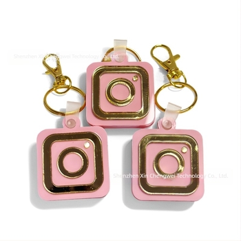 Prilagodljiv NFC privjesak za ključe NTAG213, akril, za društvene mreže