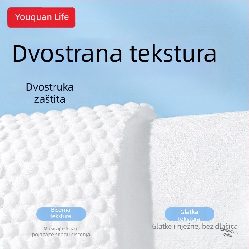 Excellent Life Veliko pakiranje visećih jednokratnih mekanih salveta za lice, suho i mokro, dvostruka uporaba za uklanjanje šminke