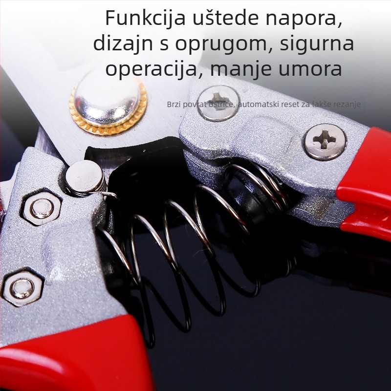 Škare za podrezivanje voćnih stabala s mogućnošću cijepljenja, prenosne