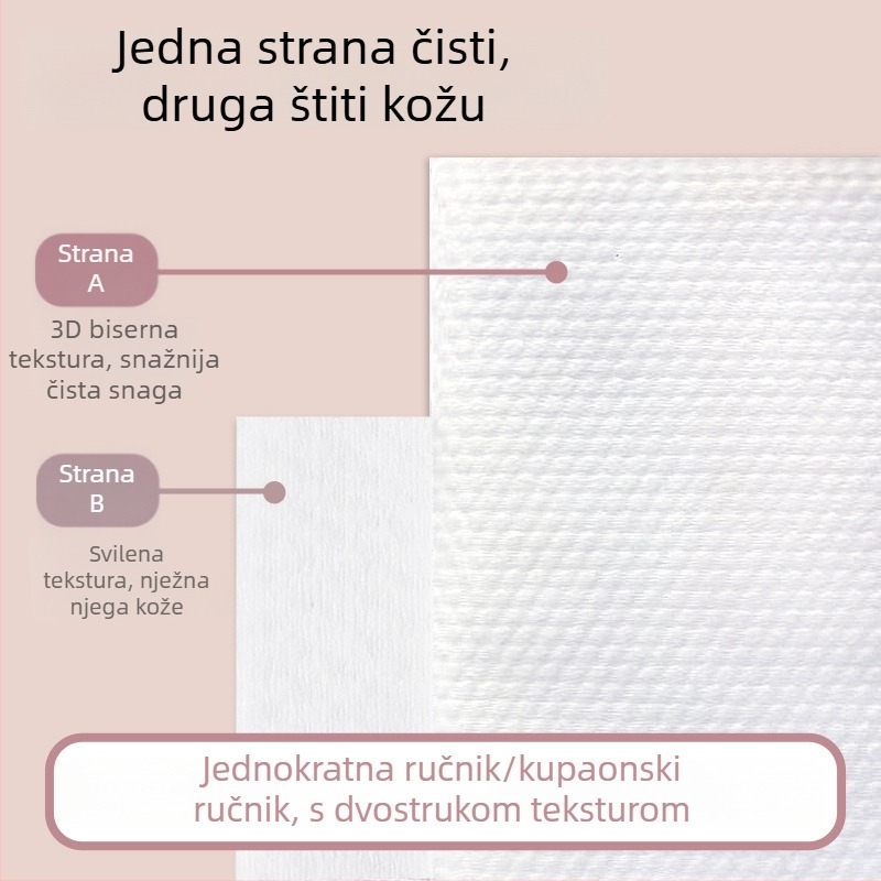 Ten joyful jednokratna krpa od mikrovlakana za salone, individualno pakiranje, hotelska upotreba, brza apsorpcija 0–5 s, podloga od netkanog materijala, prilagodljiva