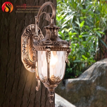 Vanjsko zidno svjetlo za vile, hotele i vrtove, model 8806, 220V, 16 LED, IP68, kućište od lijevanog aluminija