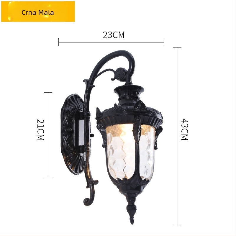 Vanjsko zidno svjetlo za vile, hotele i vrtove, model 8806, 220V, 16 LED, IP68, kućište od lijevanog aluminija