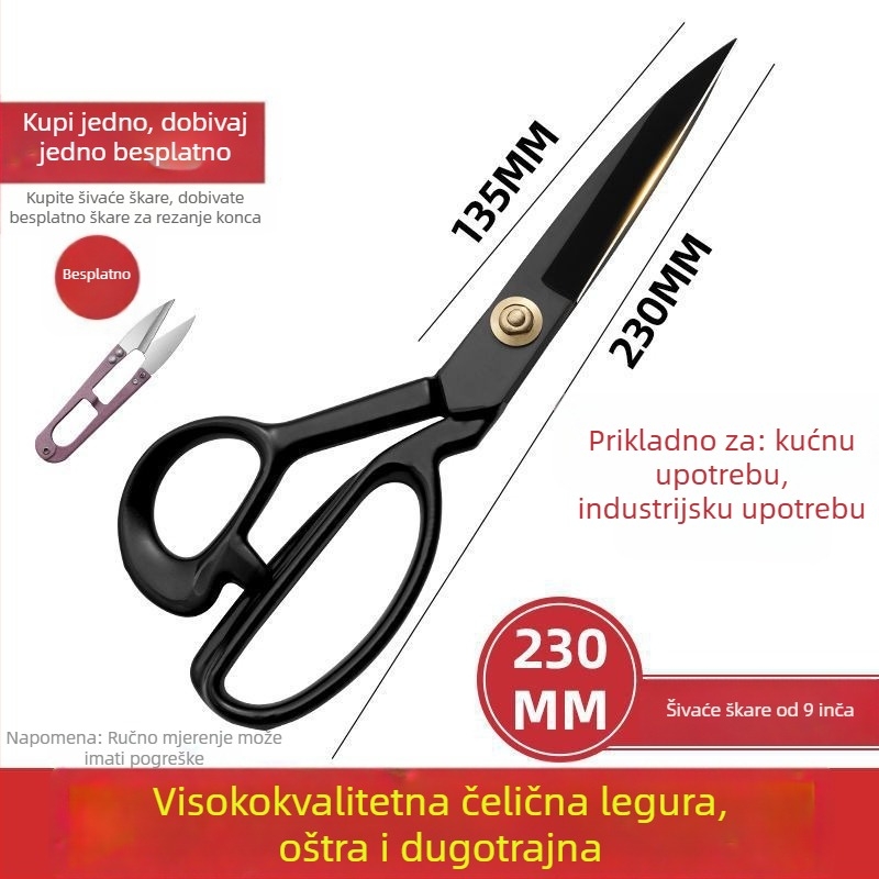 Teške krojačke škare za rezanje tkanina, šivanje i odjeću