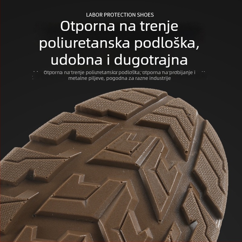 Zimske sigurnosne cipele za muškarce, visoko gornji dio, s fleec vrećom, izolacija 6KV, zaštita prstiju od plastično-čeličnog materijala, otpornost na udarce i proboj