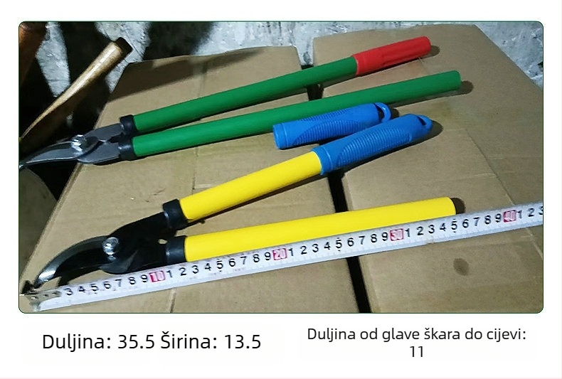 Škare za rezanje voćaka, snažne oštrice za debele grane, alat za uređenje krajolika