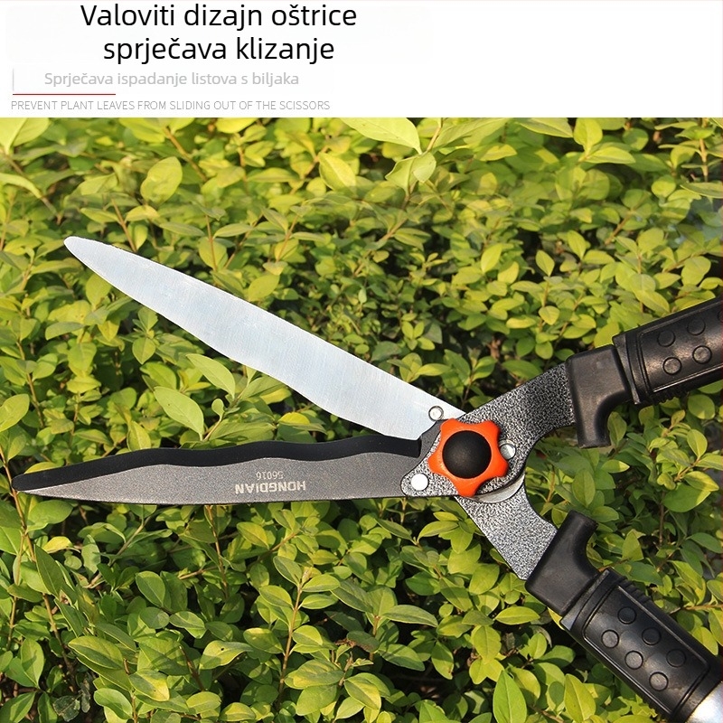 Macro škarice za rezanje grana s teleskopskom ručkom i produženom oštricom, površinsko premazivanje