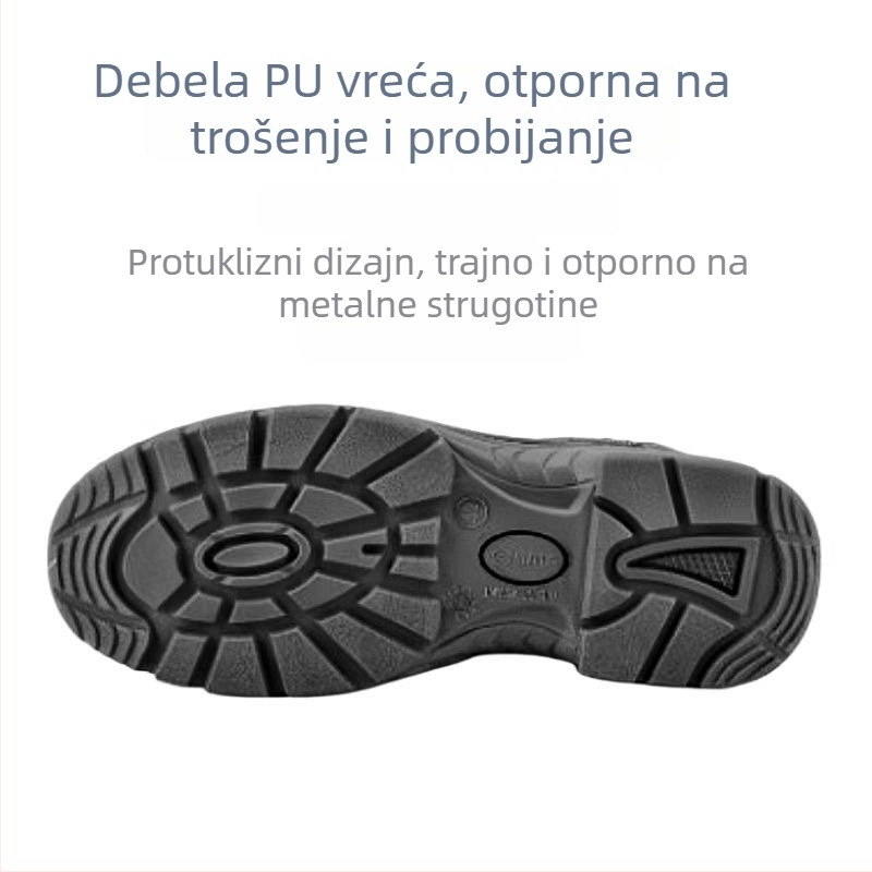 Izolirane radne cipele s zaštitom prstiju — električna izolacija, protuklizne, otporno na udarce, gornji dio od teleće kože, niski gležanj, model FF003-35