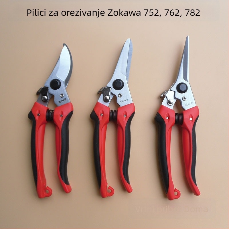 Škare za podrezivanje – modeli 752/762/782; vrtne škare za podrezivanje, branje plodova, pupovi i cvjetne grane