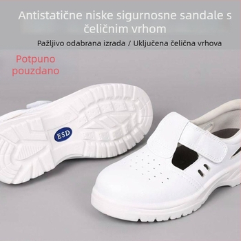 PU sigurnosne cipele, srednje visoke, antistatične, izolacijske, protiv udara i probijanja