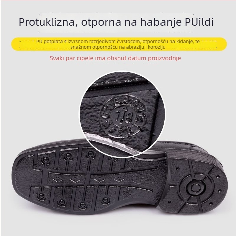 Shield King izolirane radne cipele – koža od mikrovlakana, niski gornji dio, izolirane cipele