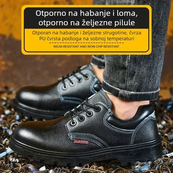Izolirane cipele za električare, Honggu, koža goveda, čelični prst, zaštita od udara