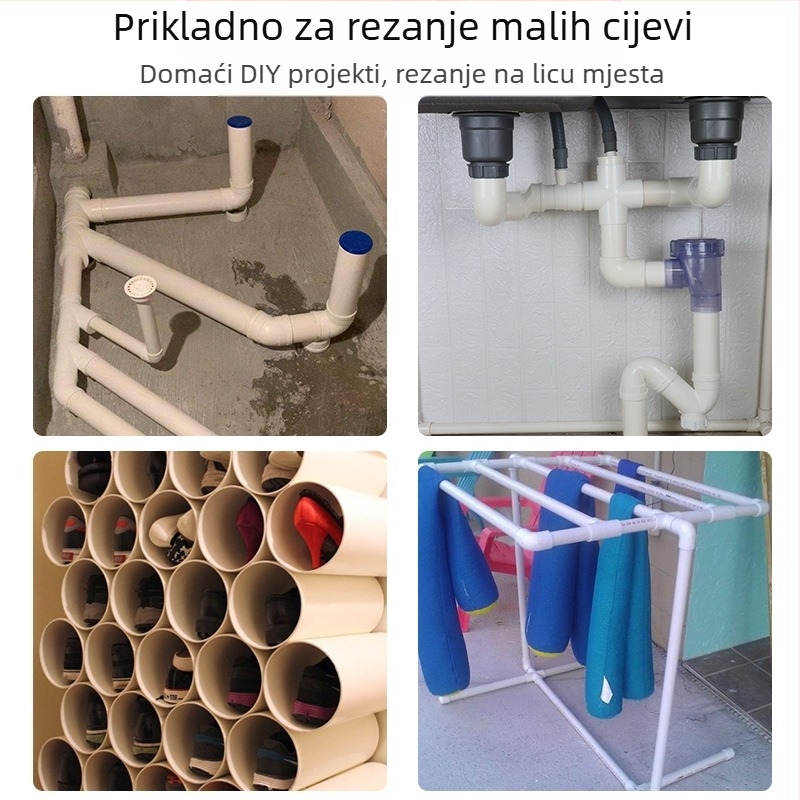 Ručni pile za PVC cijevi i plastične cijevi — finozubi, pila za zidne paneli, japanski podrezivački pile