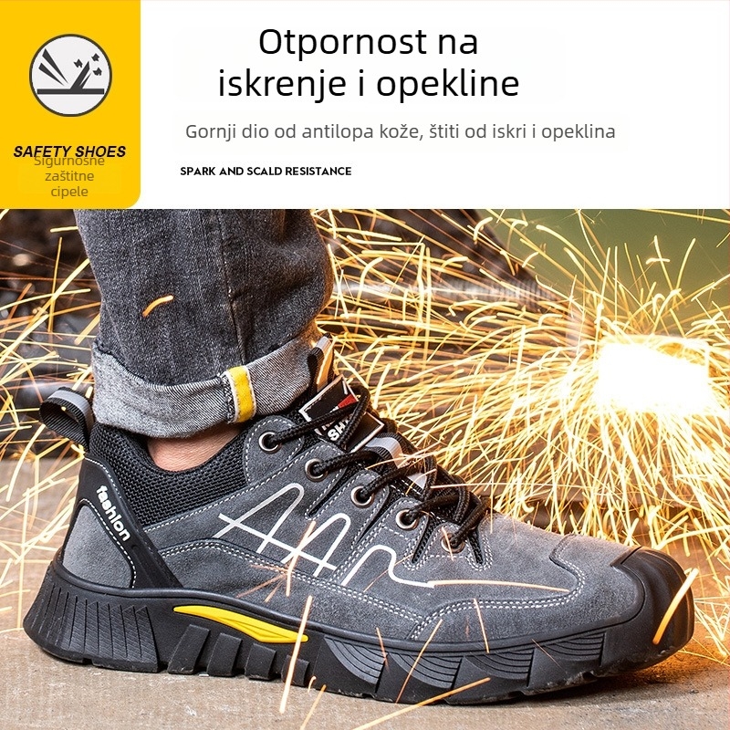Zavarivačke radne cipele s čeličnim prstom – otporne na udarce i proboj, izolirane, lagane, otporne na habanje