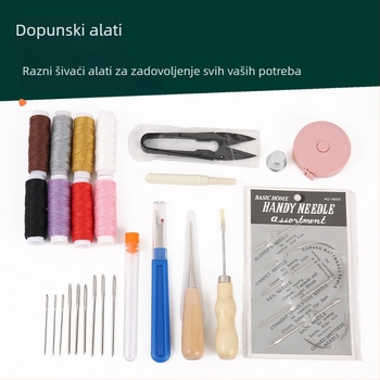 Set alata za kožne radove za ručno šivanje – DIY komplet za kožne radove sa Stitching Scissors, Leather Ruler, Awl i Thread, JP/Jinping JP796, Zhejiang, mogućnost prilagodbe