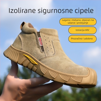 Zaštitne radne cipele s izolacijom, plastiko-čelični vrh, Kevlar ojačan, otporne na udarac i probijanje