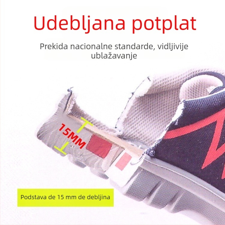 Double Star izolirane cipele za električne poslove, mrežasti gornji dio, niski profil