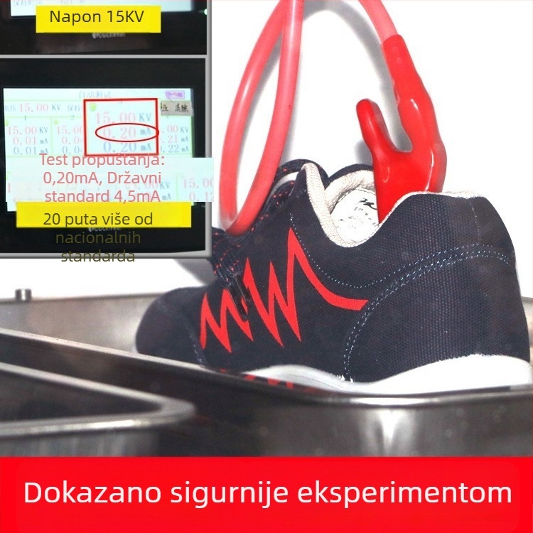 Double Star izolirane cipele za električne poslove, mrežasti gornji dio, niski profil