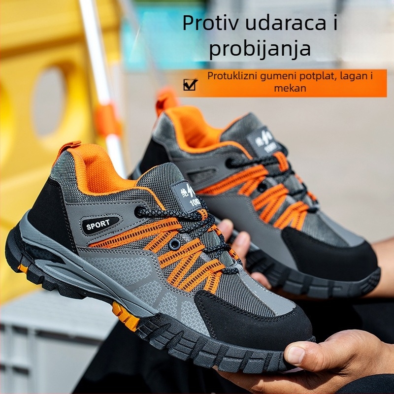 Izolirane sigurnosne cipele s gumom na potplatu, 2025 model, za sve sezone na gradilištu