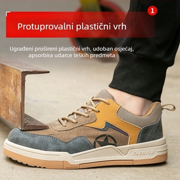 Električarska zaštitna obuća s izolacijom 6 kV – otporna na udarce, otporna na probijanje, mekana potplata, koža od suede + mikrovlakana