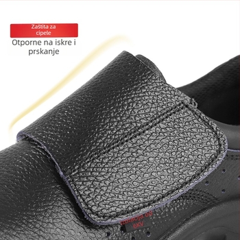 Shield King Izolirane sigurnosne cipele, teleća koža, prozračne, perforirane, niski gornji dio