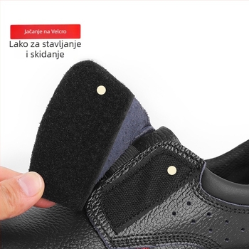 Shield King Izolirane sigurnosne cipele, teleća koža, prozračne, perforirane, niski gornji dio