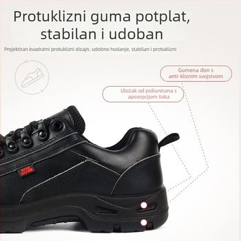 Shield King izolirane cipele za zaštitu od kože krave, s niskim gornjim dijelom