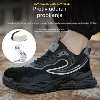 Unisex sigurnosne radne cipele – otporne na udarce i prodiranje, izolacija 6KV, otpornost na habanje, ultra-lagana meka potplata, plastična prstna kapica