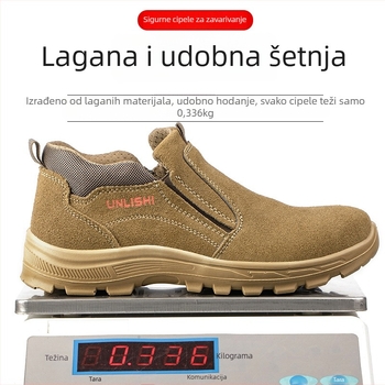 Cipele za sigurnost s čeličnim prstom, izolirane do 6 kV, zaštita od probijanja i lomljenja, lagane i otporne