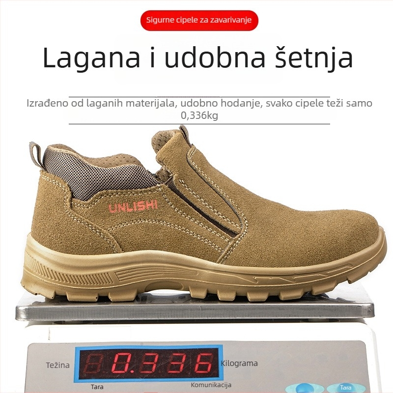 Cipele za sigurnost s čeličnim prstom, izolirane do 6 kV, zaštita od probijanja i lomljenja, lagane i otporne